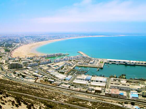 Blick über Agadir, Marokko