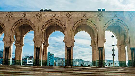 Moschee Hassan II. in Casablanca, Marokko
