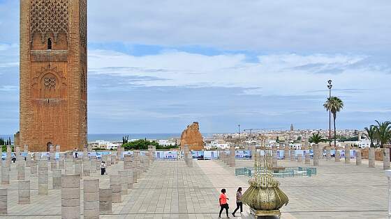 unvollendete Moschee - Hassan Turm in Rabat