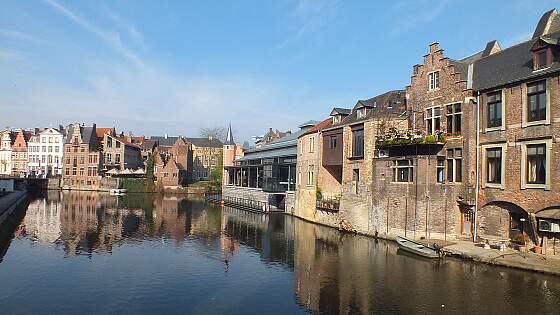 Grachten in Gent, Flandern