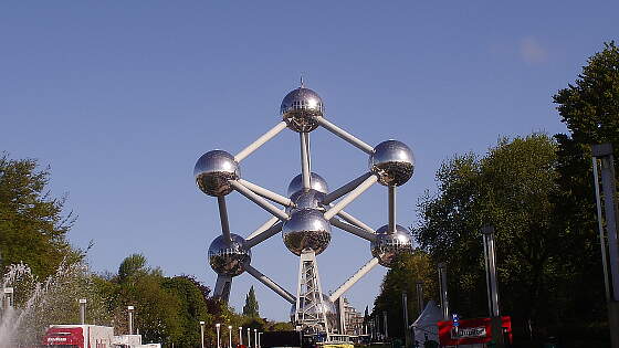 Wahrzeichen von Brüssel: das Atomium