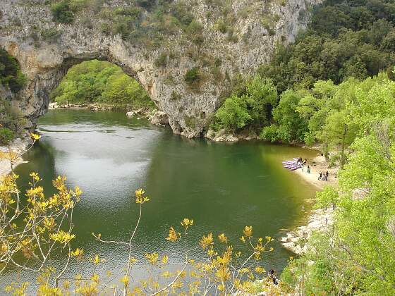 Pont d'Arc in der Ardeche in Frankreich