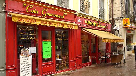 im Zentrum von Chalon-sur-Saône, Frankreich