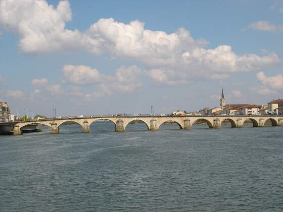 Pont Saint-Laurent in Macon, Frankreich