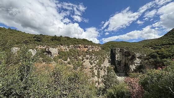 Landschaft bei Permet, Albanien