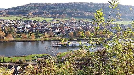 der Main - Maintal bei Mondfeld und Stadtprozelten