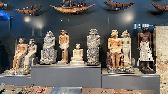 im neuen Grand Egyptian Museum in Kairo, Ägypten