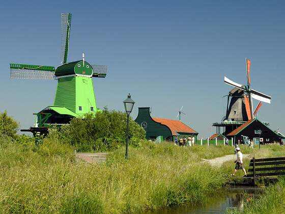 Rheinkreuzfahrten nach Holland: Windmühlen Kinderdijk