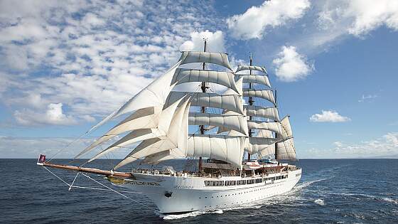 Windjammer Segelschiff Sea Cloud 2