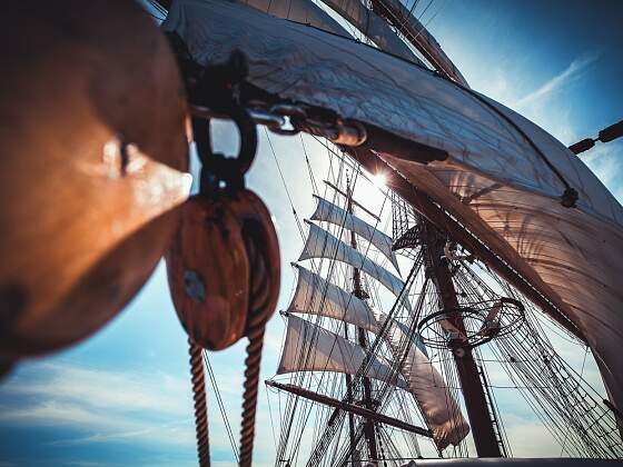 Windjammer - Segel der Sea Cloud