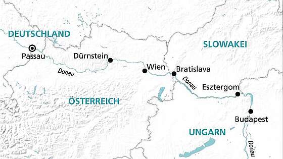 Route Donauflair - Donau mit MS Adora