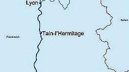 Routenkarte MS Mistral - Rhone: Wie Gott in Frankreich