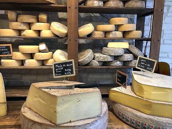 Fromagerie in der Normandie