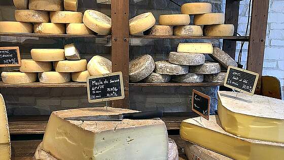 Fromagerie in der Normandie