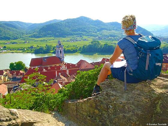 Wachau: Blick über Dürnstein