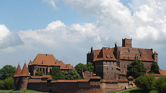 Marienburg (Ordensburg) in Malbork, Polen