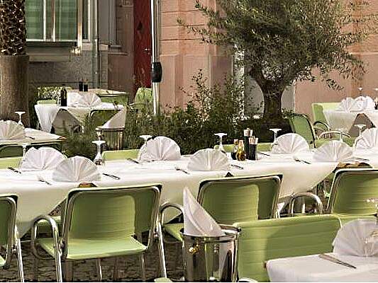 NH Hotel Heidelberg: Terrasse