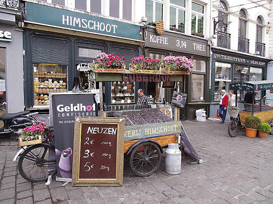 Markplatz in Gent, Belgien