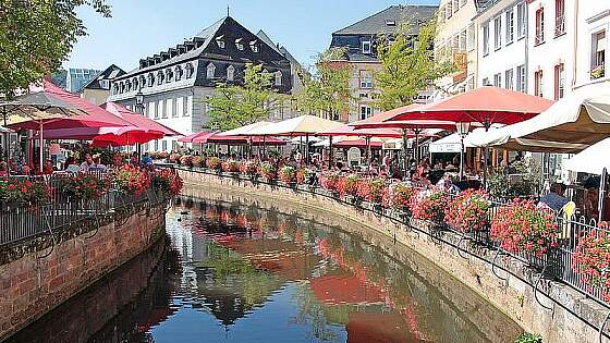 in der Altstadt von Saarburg