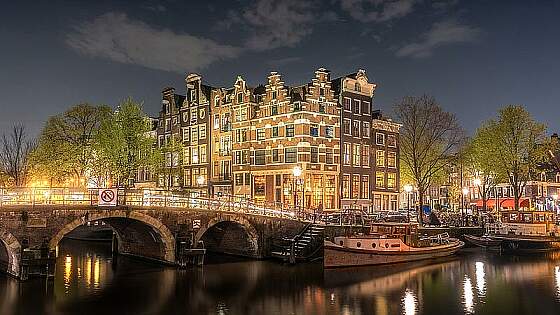 Amsterdam bei Nacht