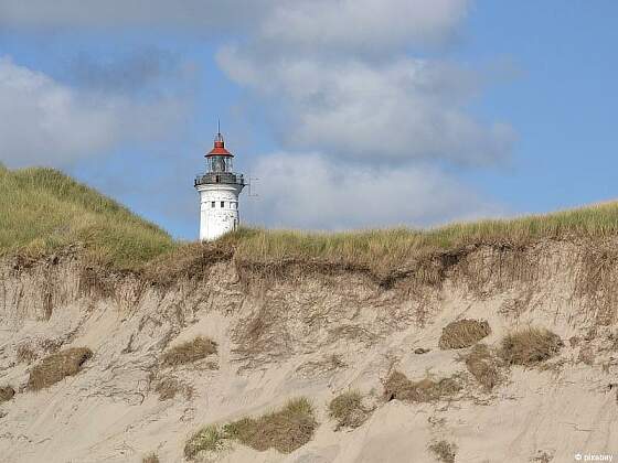 Leuchtturm in Jütland, Dänemark