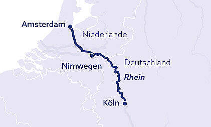 Routenkarte MS nickoSPIRIT: Kurze Auszeit am Rhein