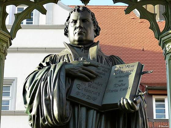 Martin Luther in Wittenberg