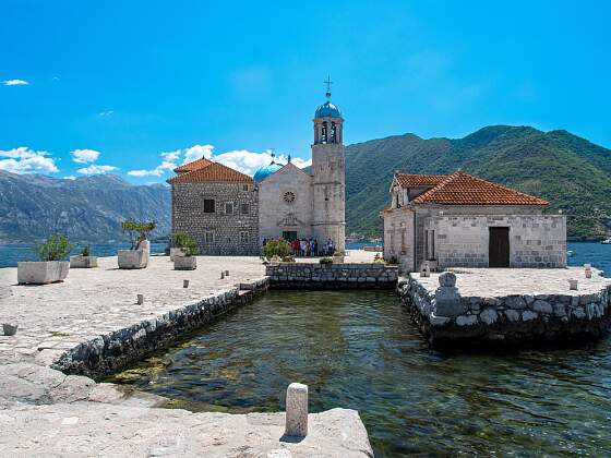 Perast - Maria am Felsen Klosterinsel