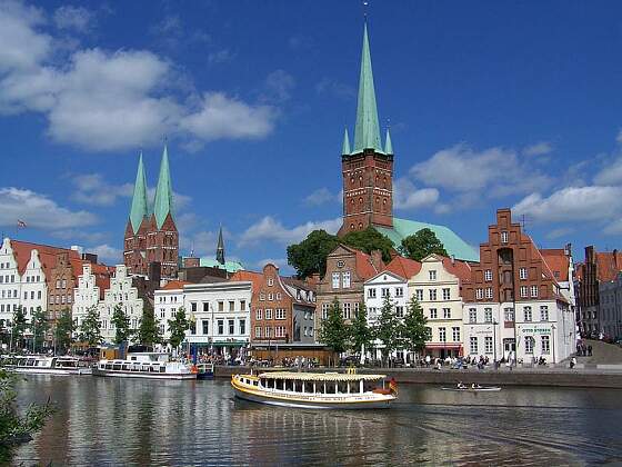 Lübeck: Blick auf die Altstadt