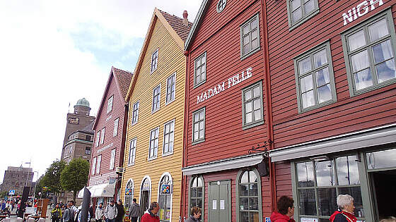 Bergen: Hanseviertel Bryggen